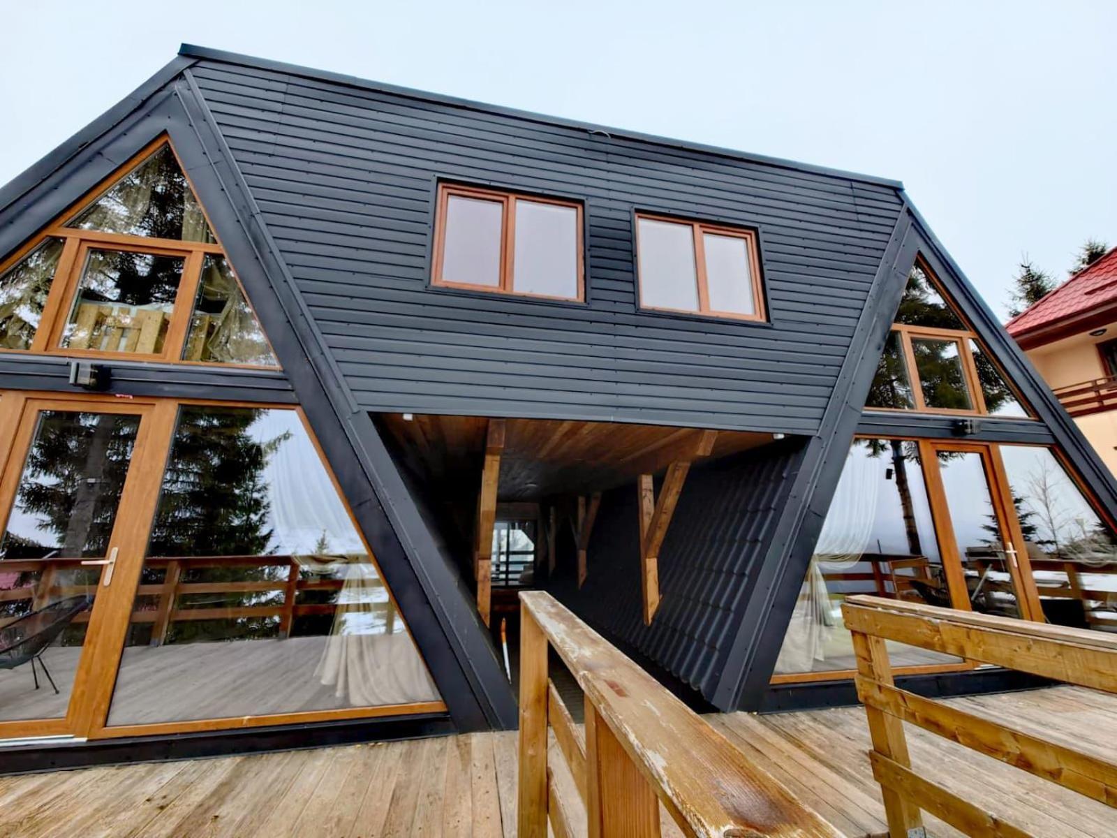 Cabane A-Frame Ceziade Tihuta Piatra Fântânele Exterior foto
